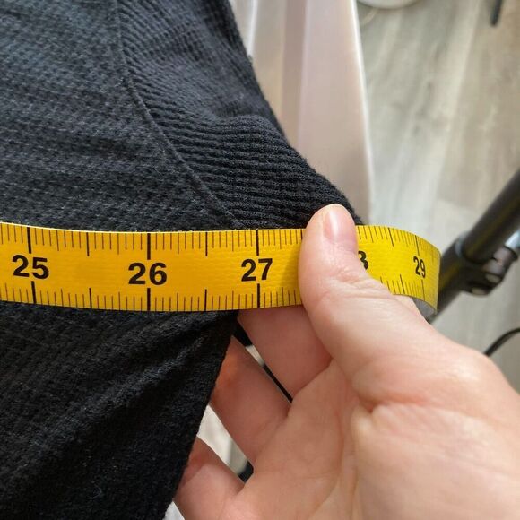 WILDFOX Revolve Women's Oversized Black BAD WITCH Slouchy Thermal Top Size S - Picture 5 of 12